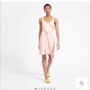Everlane Japanese GoWeave Tank Mini Wrap Dress